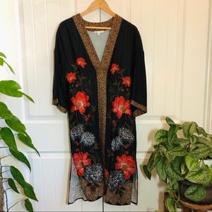 DR2 floral robe xs/s